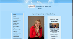 Desktop Screenshot of hypnosisformindandbody.com